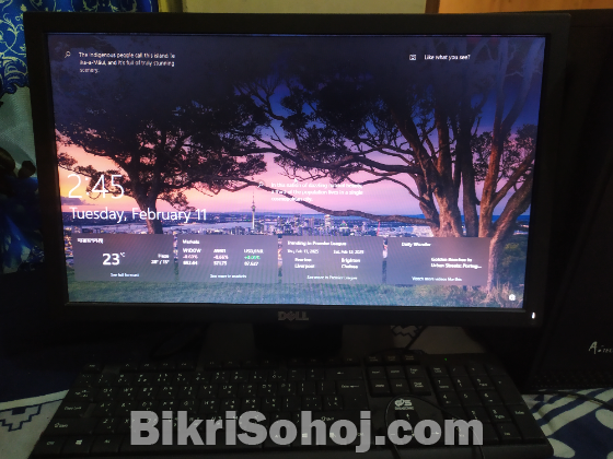 PC এবং Monitor সহ ফুল সেট আপ বিক্রি করা হবে।